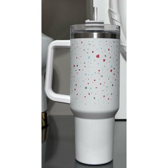 Stanley Adventure Quencher 40oz Tumbler- MATTE TERRAZZO - Picture 3 of 5